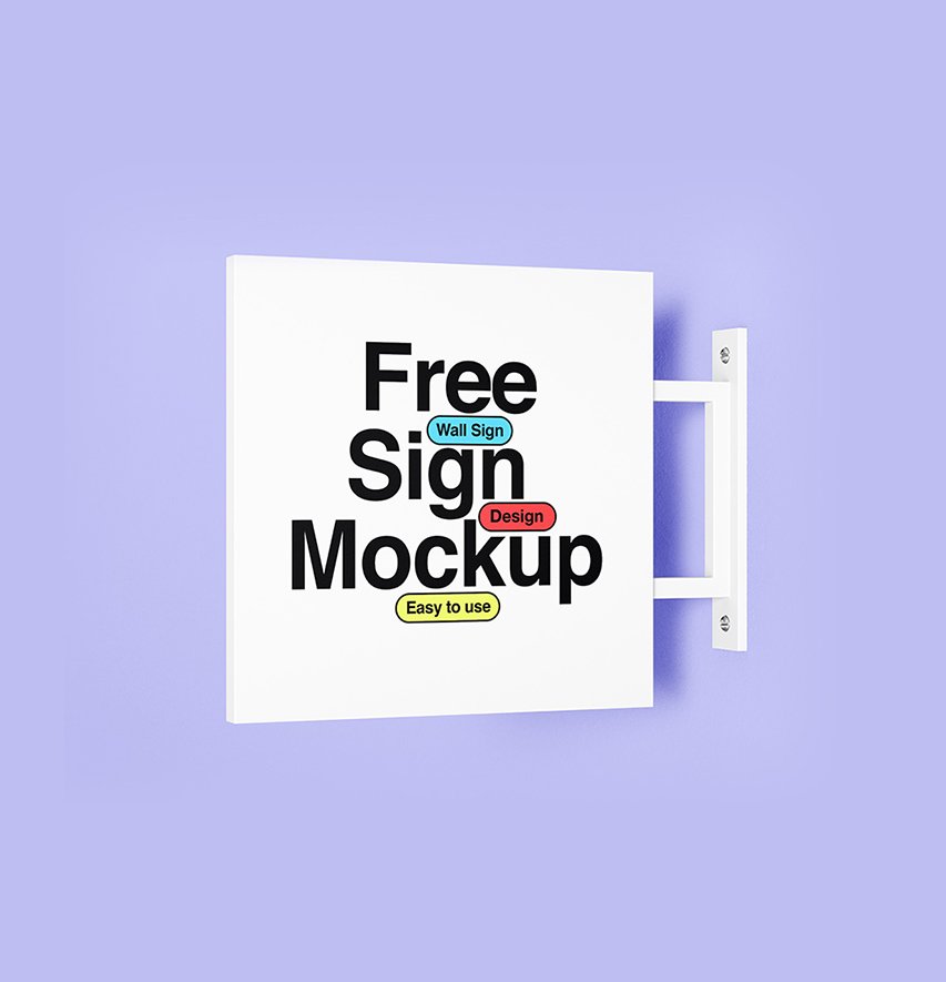 Free Sign Mockup (Demo)